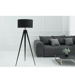 Lampa podłogowa Tripod czarna