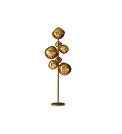 Lampa stojąca LIQUID DIAMOND 170 cm złota