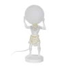 Lampa stołowa AHILL 44 cm biała