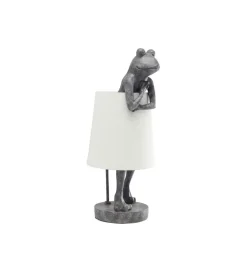 Lampa stołowa Animal Frog 58 cm szaro biała