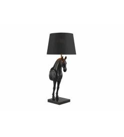 Lampa stołowa Animal Horse 75 cm czarna
