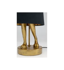 Lampa stołowa Animal Rabbit 68 cm złoto czarna