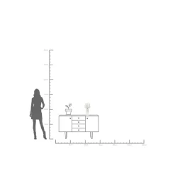 Lampa stołowa BOLLIE 33 cm czerwona