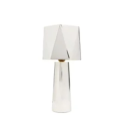 Lampa stołowa BOLLIE 33 cm czerwona