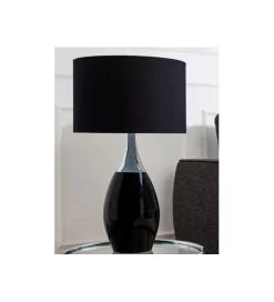 Lampa stołowa Carla 60 cm czarna