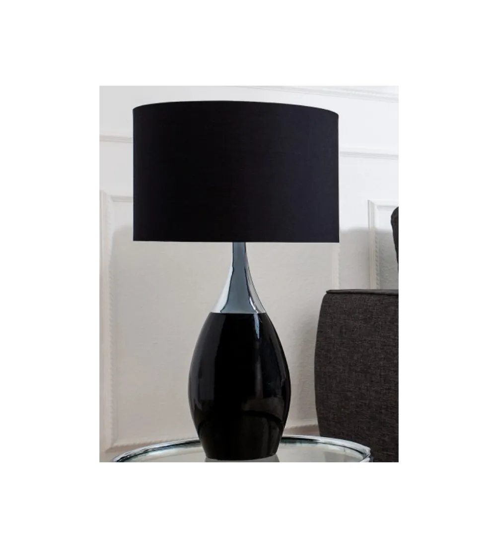 Lampa stołowa Carla 60 cm czarna