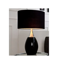Lampa stołowa Carla 60 cm czarna