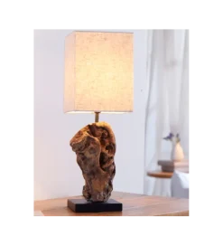 Lampa stołowa Driftwood Hypnotic beżowa