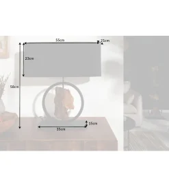 Lampa stołowa Elit 55 cm czarna