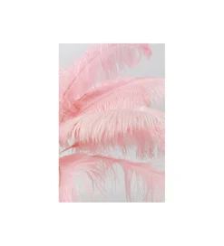 Lampa stołowa FEATHER PALM 60 Cm  Pióra różowa