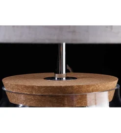 Lampa stołowa GLASI 40 cm transparentna