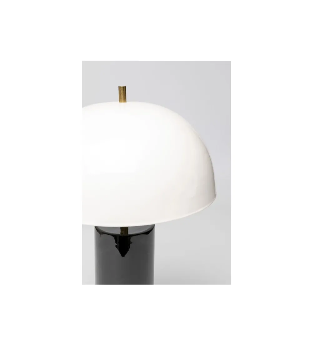 Lampa stołowa JOSY 51 cm czarno biało