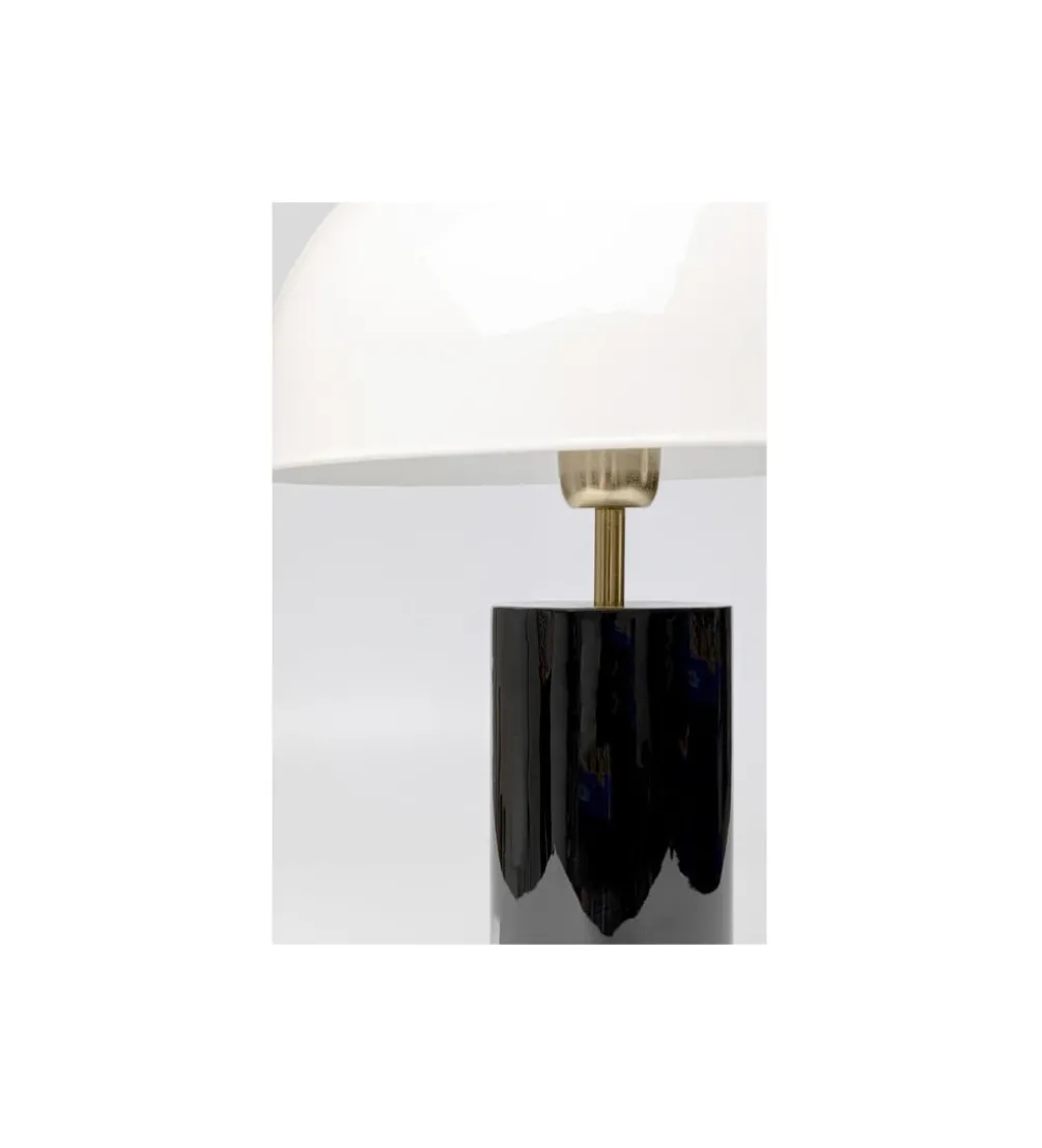 Lampa stołowa JOSY 51 cm czarno biało