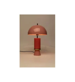 Lampa stołowa JOSY 51 cm różowa