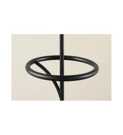 Lampa stołowa Papuga 35 cm czarno turkusowa