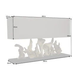 Lampa stołowa PureUnique 80 cm beżowa