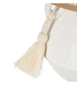 Lampa stołowa REVAN 27 cm ceramika biała