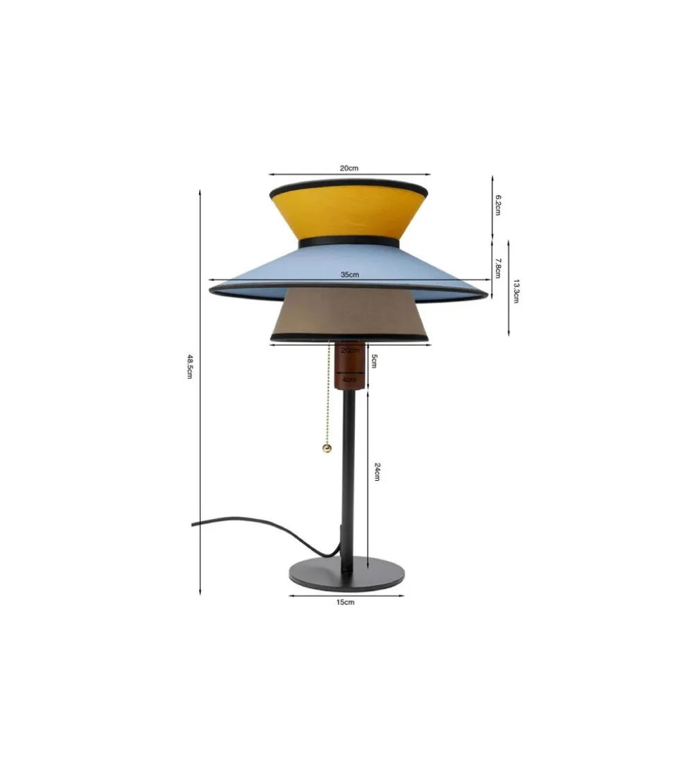 Lampa stołowa RIVA 49 cm