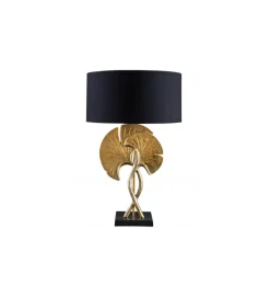 Lampa stołowa SORIA 40 cm czarno złota