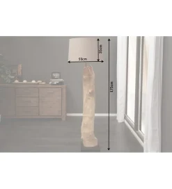 Lampa Treibholz Rousilique beżowa