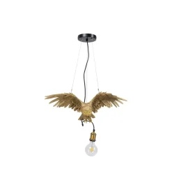 Lampa wisząca ANIMAL OWL złota