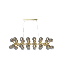 Lampa wisząca ATOMIC BALLS 140 cm złota
