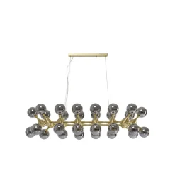 Lampa wisząca ATOMIC BALLS 140 cm złota