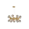 Lampa wisząca ATOMIC BALLS 74 cm złota