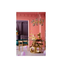 Lampa wisząca ATOMIC BALLS 74 cm złota