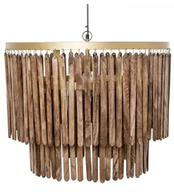 Lampa wisząca BATERA 60 cm naturalna