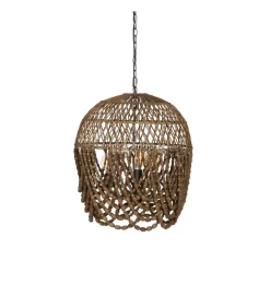 Lampa wisząca BEADINGO 62 cm naturalny