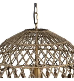Lampa wisząca BEADINGO 88 cm naturalny