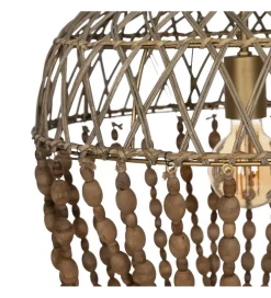 Lampa wisząca BEADINGO 76 cm naturalny