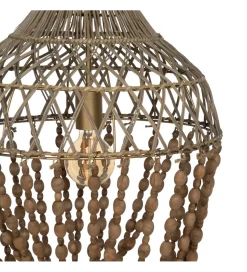 Lampa wisząca BEADINGO 76 cm naturalny