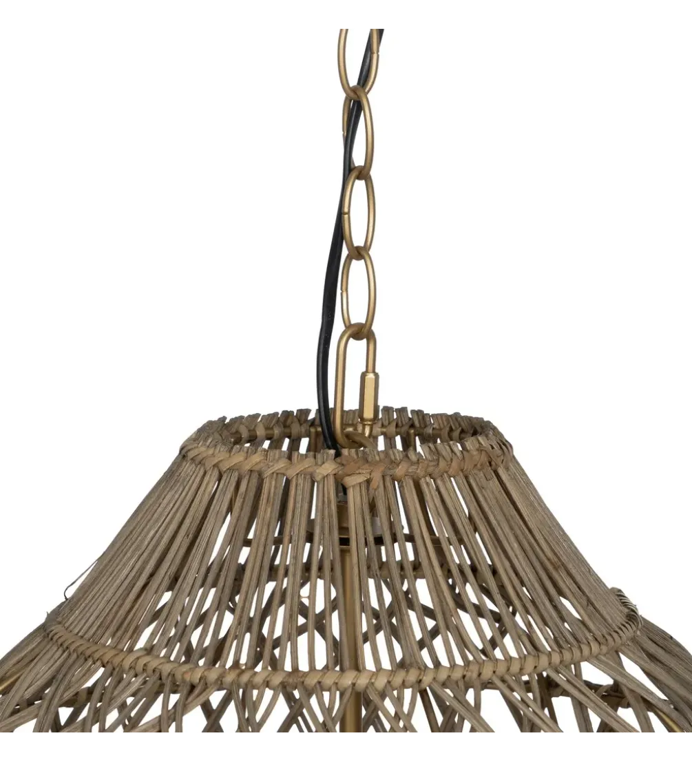 Lampa wisząca BEADINGO 76 cm naturalny