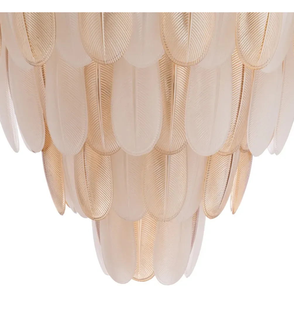Lampa wisząca BEGAN 60 cm champagne