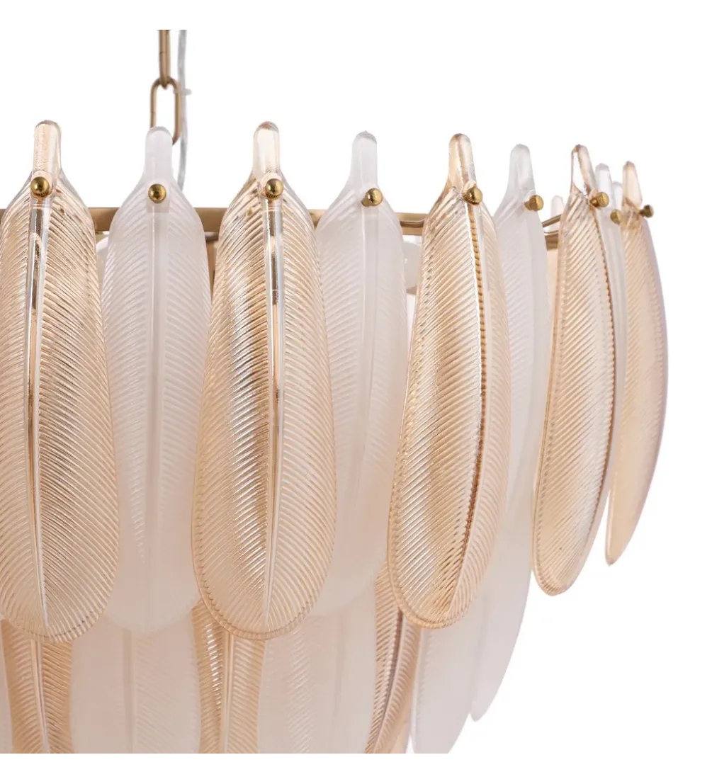 Lampa wisząca BEGAN 60 cm champagne