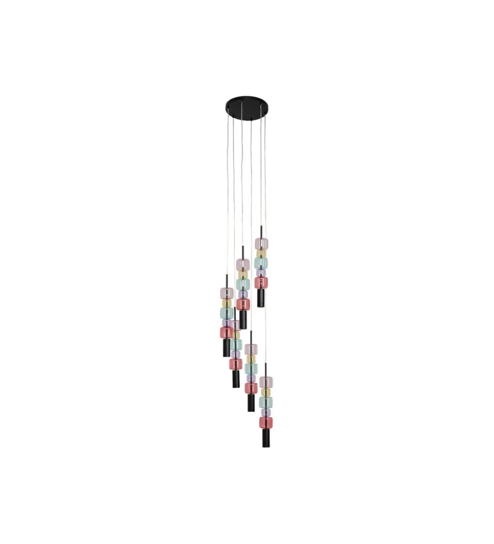 Lampa wisząca CANDY BAR 41 cm wielokolorowa