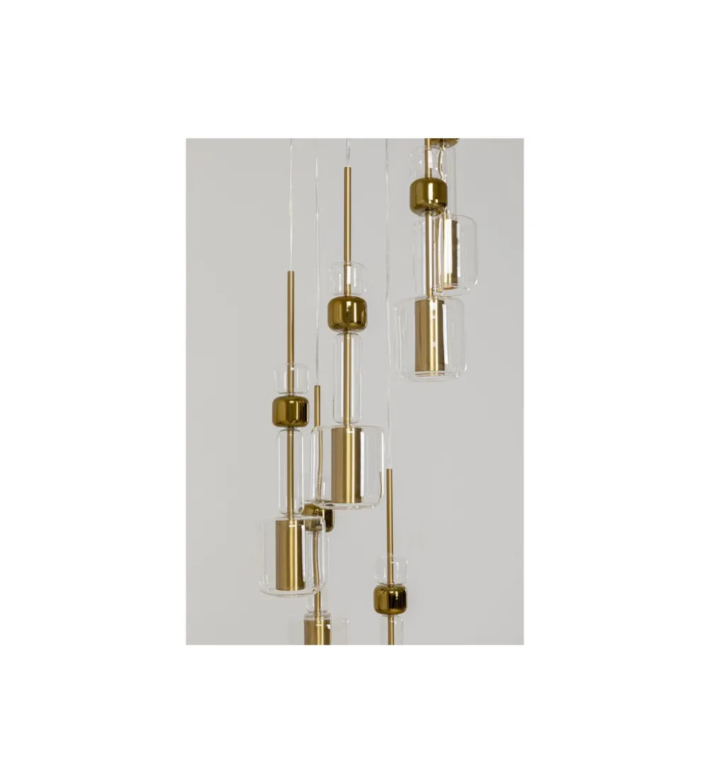 Lampa wisząca CANDY BAR 44 cm złota