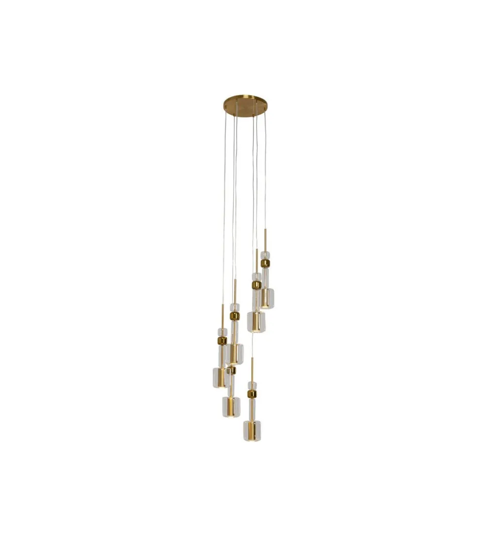 Lampa wisząca CANDY BAR 44 cm złota