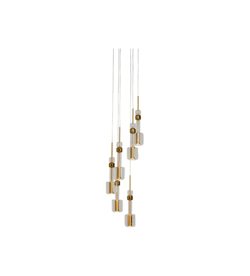 Lampa wisząca CANDY BAR 44 cm złota