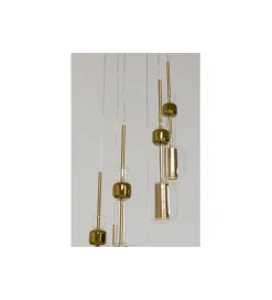 Lampa wisząca CANDY BAR 44 cm złota