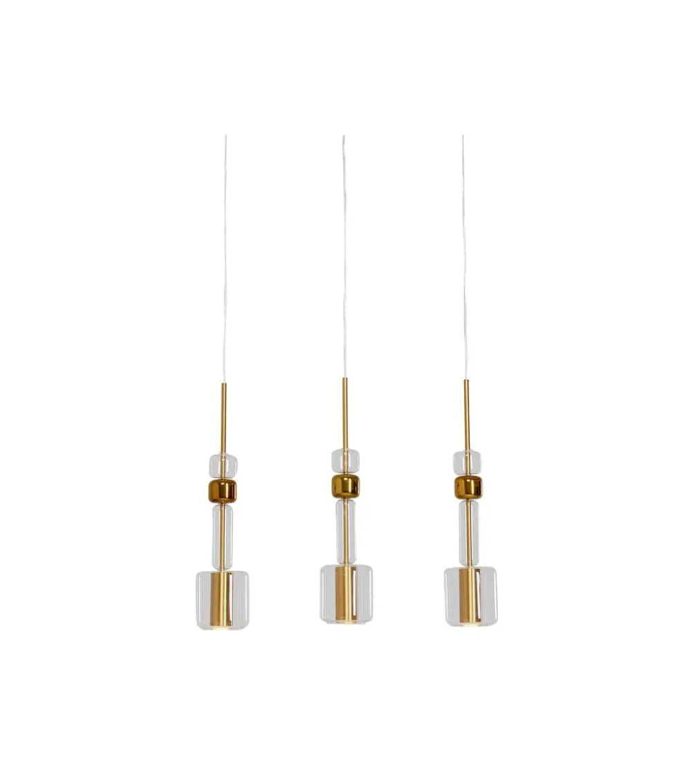 Lampa wisząca CANDY BAR 70 cm złota