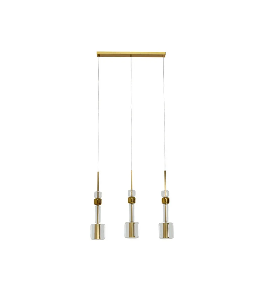 Lampa wisząca CANDY BAR 70 cm złota