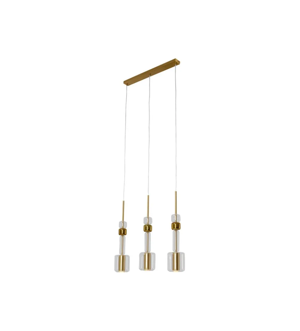 Lampa wisząca CANDY BAR 70 cm złota