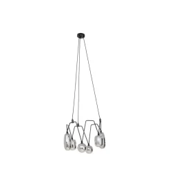 Lampa wisząca COLUMBO 58 cm czarna
