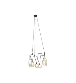 Lampa wisząca COLUMBO 58 cm czarna