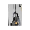Lampa wisząca Diamond Fever Spiral 42 cm czarna