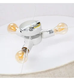 Lampa wisząca DWEMNAO 70 cm biała