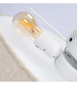 Lampa wisząca DWEMNAO 50 cm biały